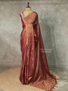 Purple Banarasi crush Tissue silk saree - MPS33