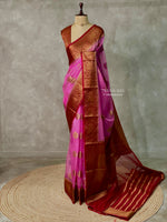 Dark Pink Georgette saree -LZ10D
