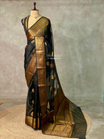 Black Georgette saree -LZ10E