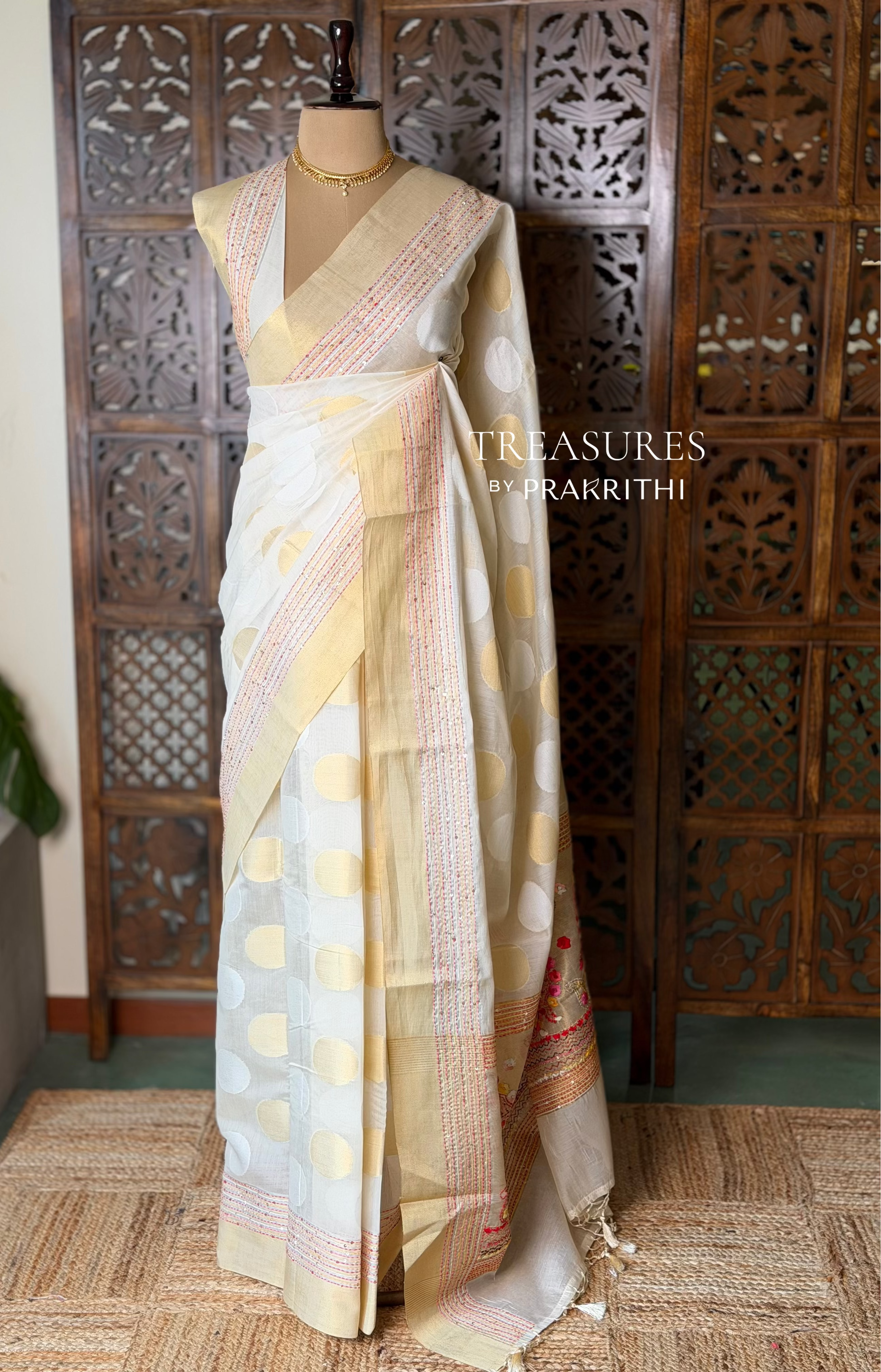 Premium Chanderi saree- ONAM26G