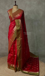 Red banarasi silk saree -PMR3C