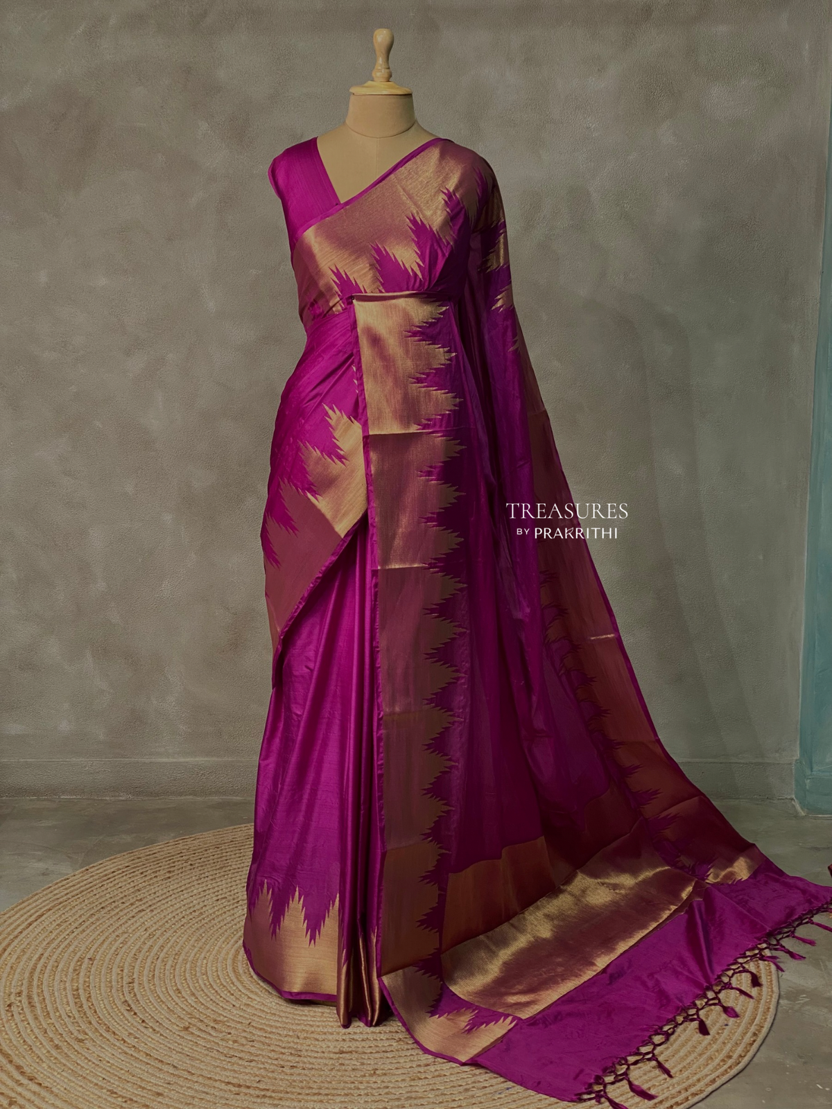 katan Banarasi silk saree- MPS23N3