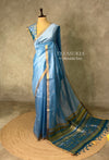 Yellow Chanderi Silk cotton saree- PBR60JA