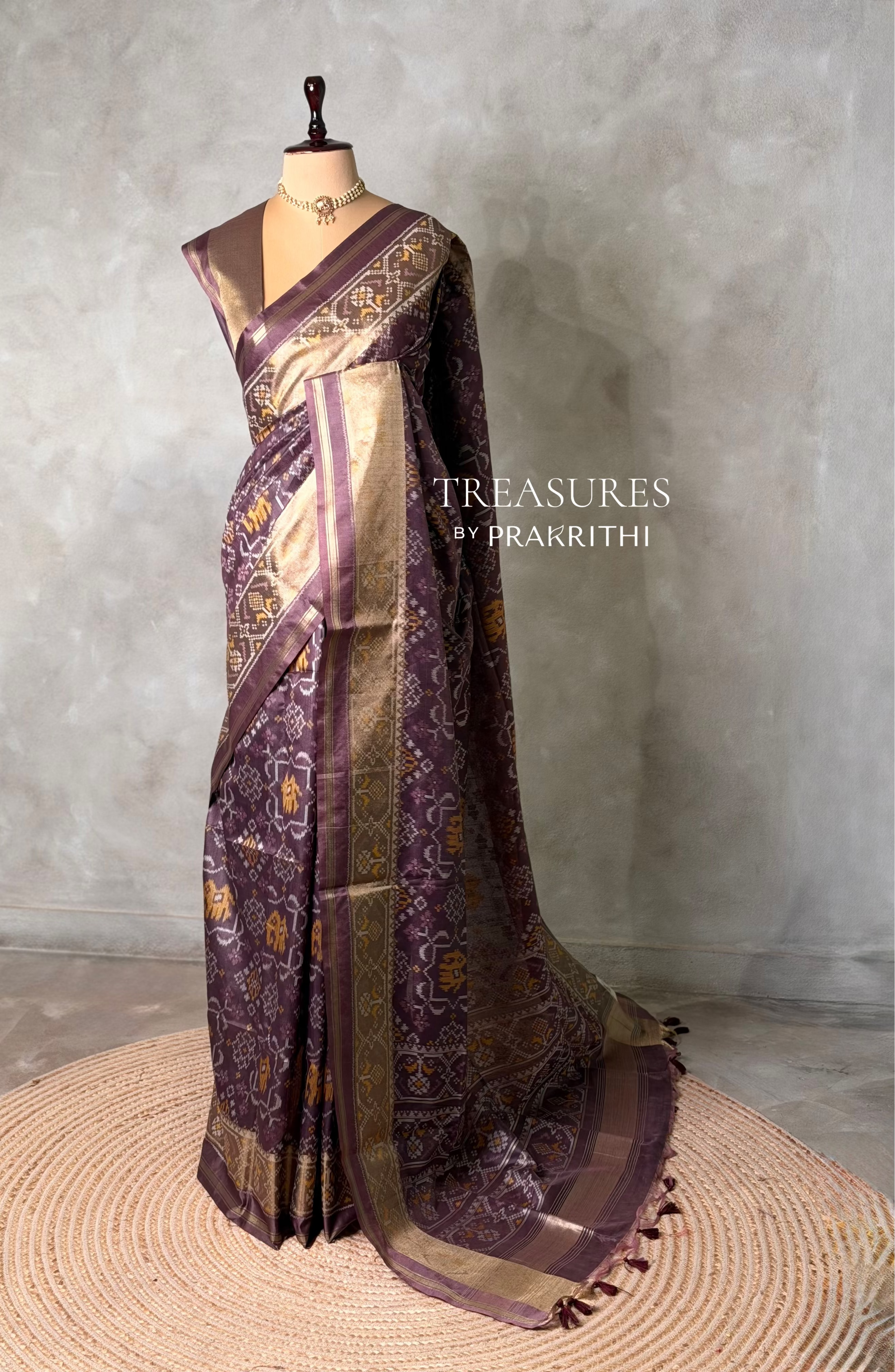 Olive Green silk cotton saree- PBR49B