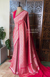 Rani pink Katan Banarasi silk saree - RAZ3U