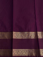 Orange and purple kanchipuram silk saree- PSSR273
