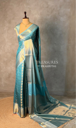 Blue banarasi silksaree -LZ8M