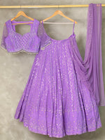 Lavender lehenga set - PL14