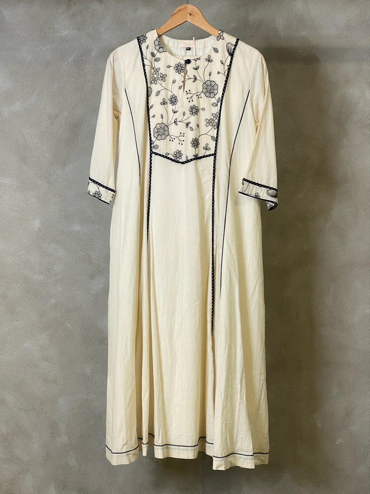 Off white mul cotton top - SLN11