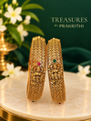 Traditional gold bangle set of 2 bangles- JBN13