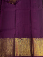 Sandal and Violet silk saree- PSS057A