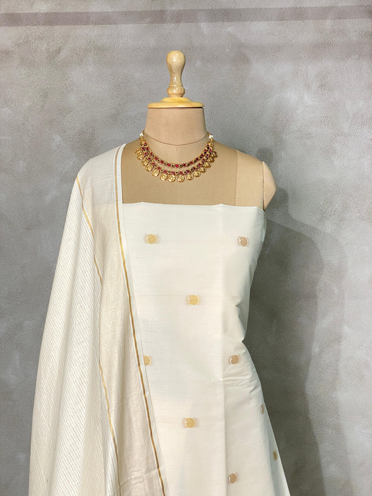 Onam salwar material - PSMANGO