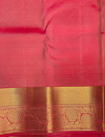 Pastal peach and magenta pure Kanchipuram Silk saree - PPSILK36