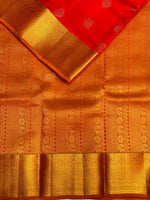 Red and Orange Pure Kanchipuram Silk saree - PPSILK17