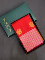 Red and Pink Pure Kanchipuram Silk saree - PPSILK18
