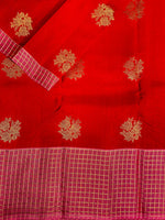 Red and Pink Pure Kanchipuram Silk saree - PPSILK18