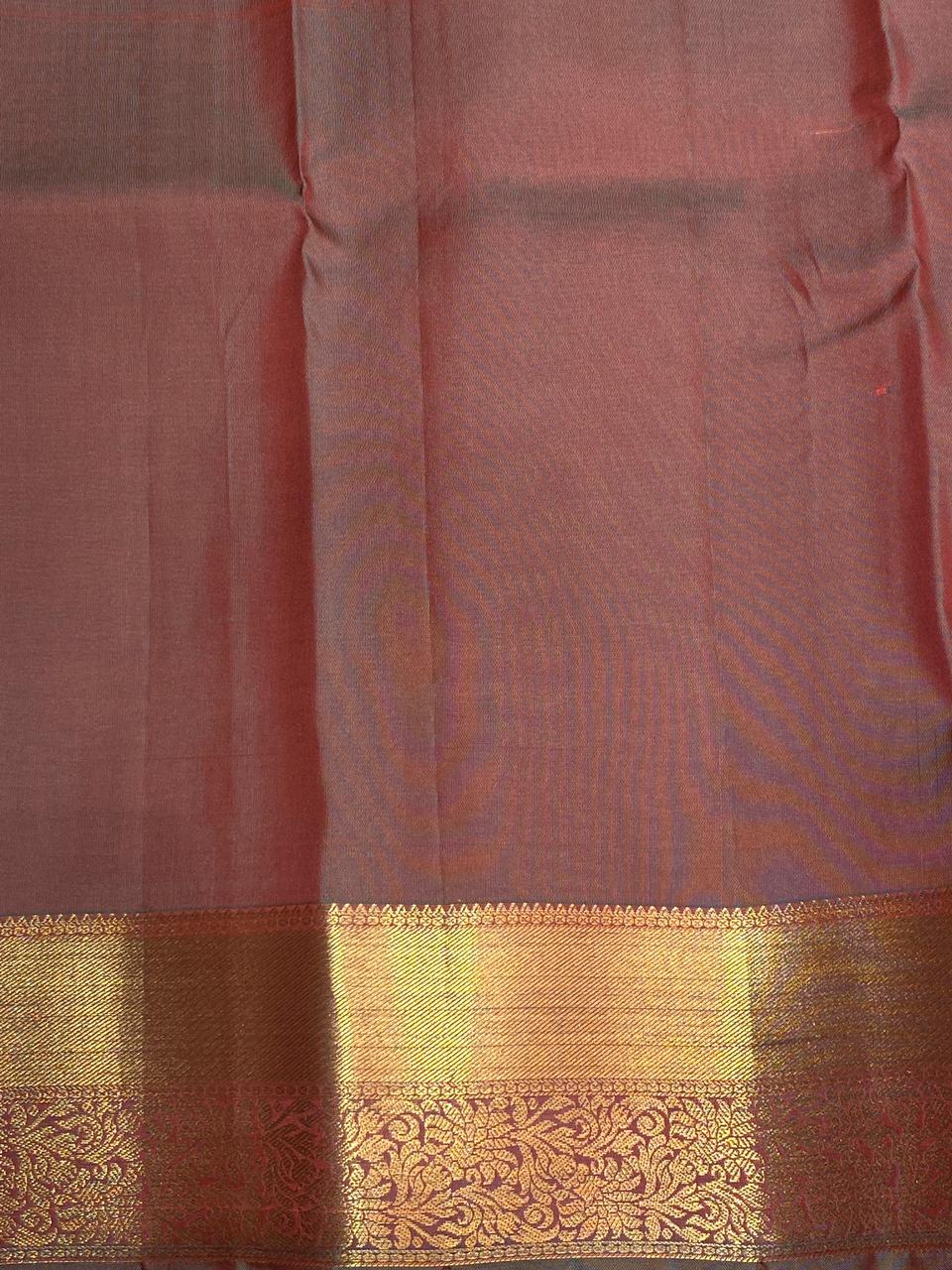 Magenta pure Kanchipuram Silk saree - PPSILK29
