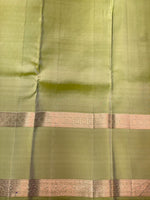 Pastal peach and Green Pure Kanchipuram Silk saree - PPSILK54