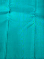 Dark maroon and Turquoise Pure Kanchipuram Silk saree - PPSILK55