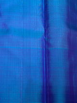 Purple and blue classic vintage Kanchipuram silk saree- PPSILK58