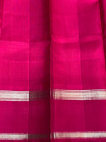 Yellow and magenta classic vintage Kanchipuram silk saree- PPSILK59