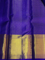 Classic blue vintage Kanchipuram silk saree- PPSILK60