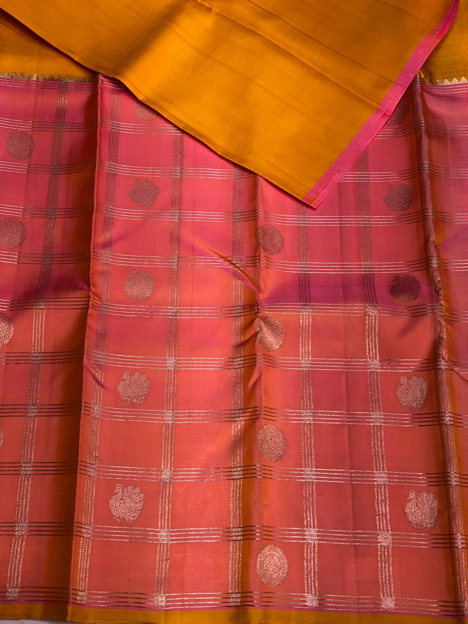 Classic vintage Kanchipuram silk saree- PPSILK61