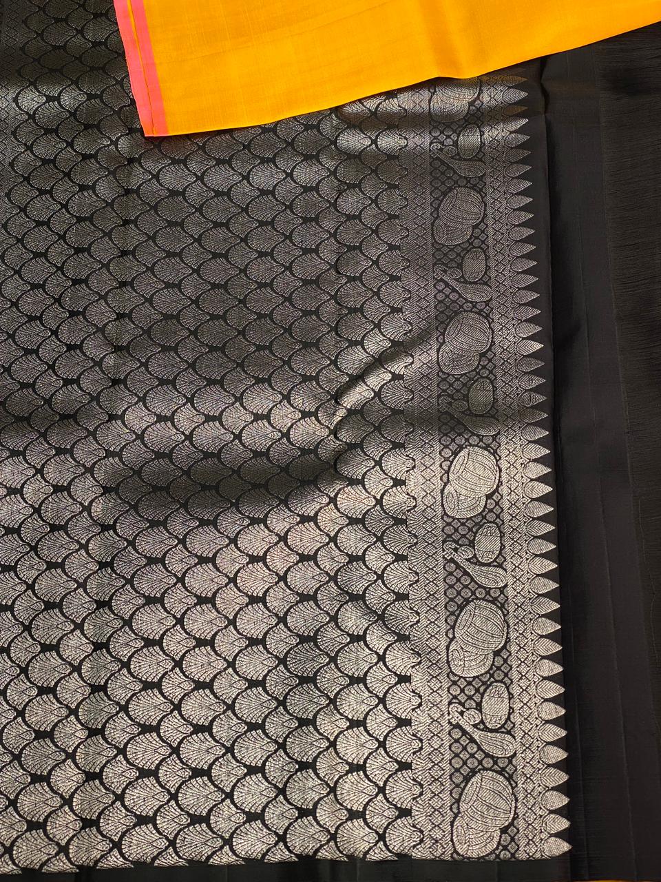 Classic vintage Kanchipuram silk saree- PPSILK61