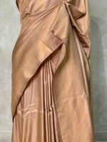 Nude shade semi banarasi Saree -PBL15
