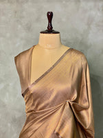 Nude shade semi banarasi Saree -PBL15