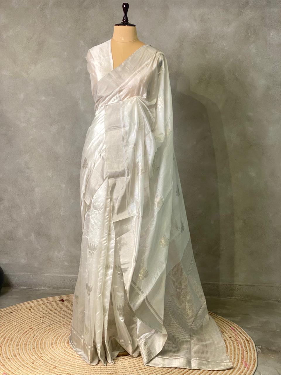 Pure Silk Chanderi saree- PCS1