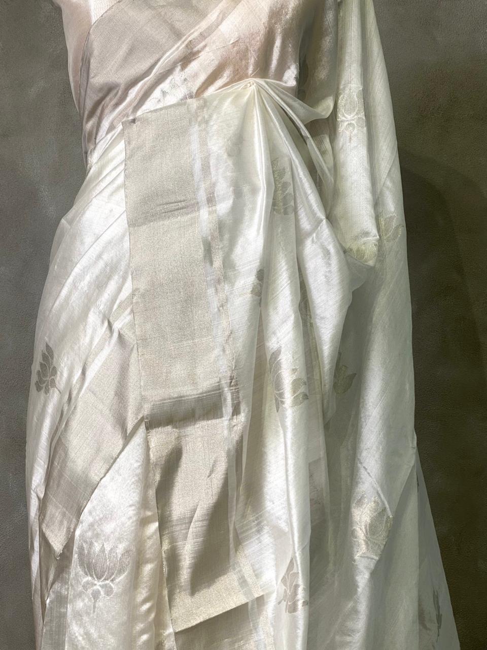 Pure Silk Chanderi saree- PCS1