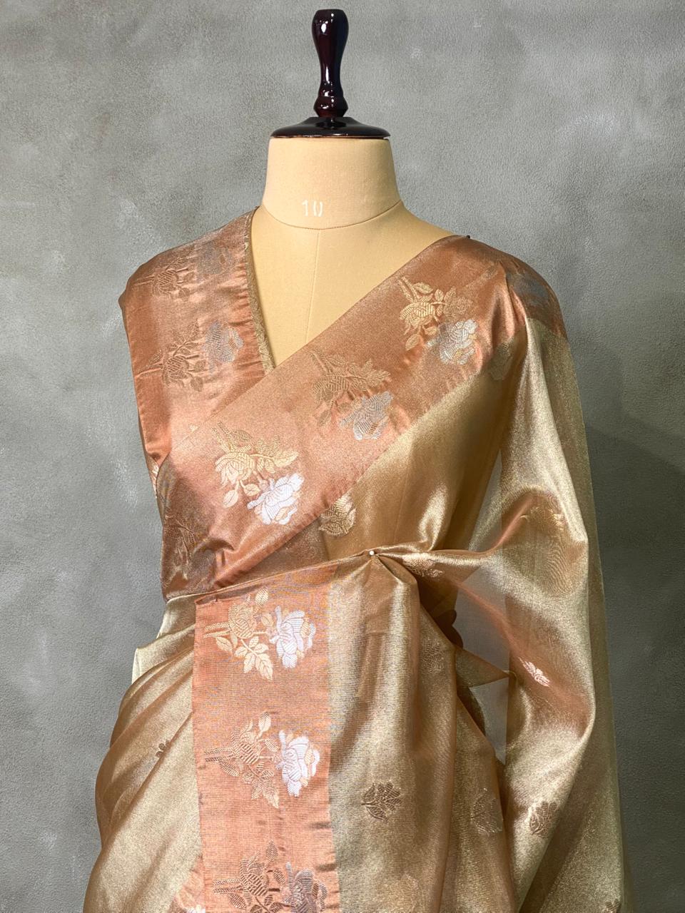 Pure Tissue Banarasi silk saree - PSB0L