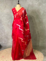 Pure Banarasi kora organza saree- PBOR
