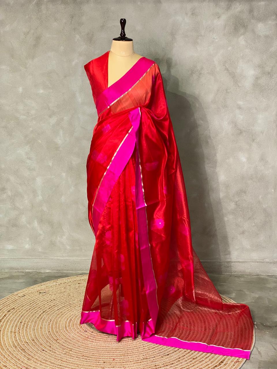 Pure Silk Chanderi saree- PCS2