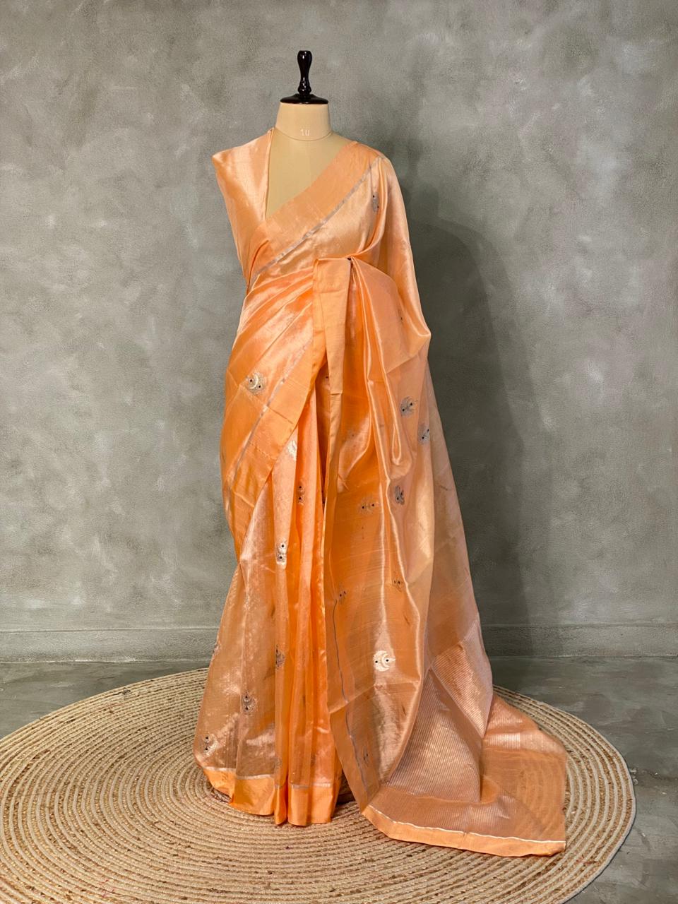 Pure Silk Chanderi saree- PCS5