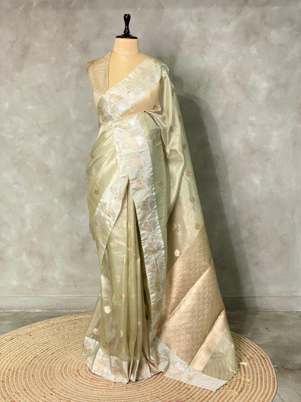 Pure Tissue Banarasi silk saree - PSB0M