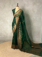 Pure Banarasi kora organza saree- PBOG