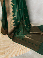 Pure Banarasi kora organza saree- PBOG