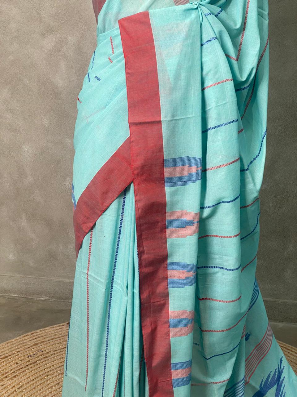 Pure Khadi cotton saree - Pkhadi