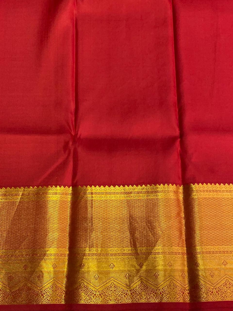 Red Pure Kanchipuram Silk saree - PPURE4
