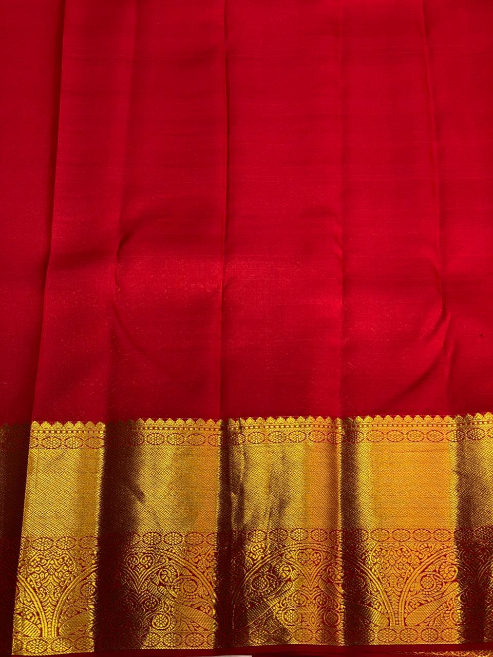 Red Pure Kanchipuram Silk saree - PPURE5