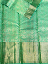 Pastal green Pure Kanchipuram Silk saree - PPURE14