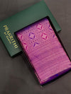 Deep wine and violet Pure Kanchipuram Silk saree - PPURE20