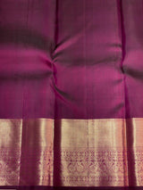 Deep wine Pure Kanchipuram Silk saree - PPURE25