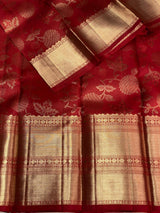 Maroon Pure Kanchipuram Silk saree - PPURE26