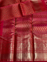 Rani Pink Pure Kanchipuram Silk saree - PPURE28