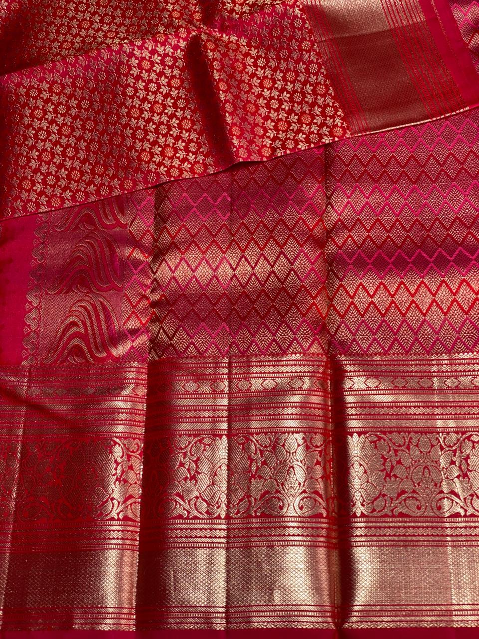 Rani Pink Pure Kanchipuram Silk saree - PPURE28