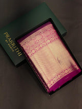 Magenta Pure Kanchipuram Silk saree - PPURE33