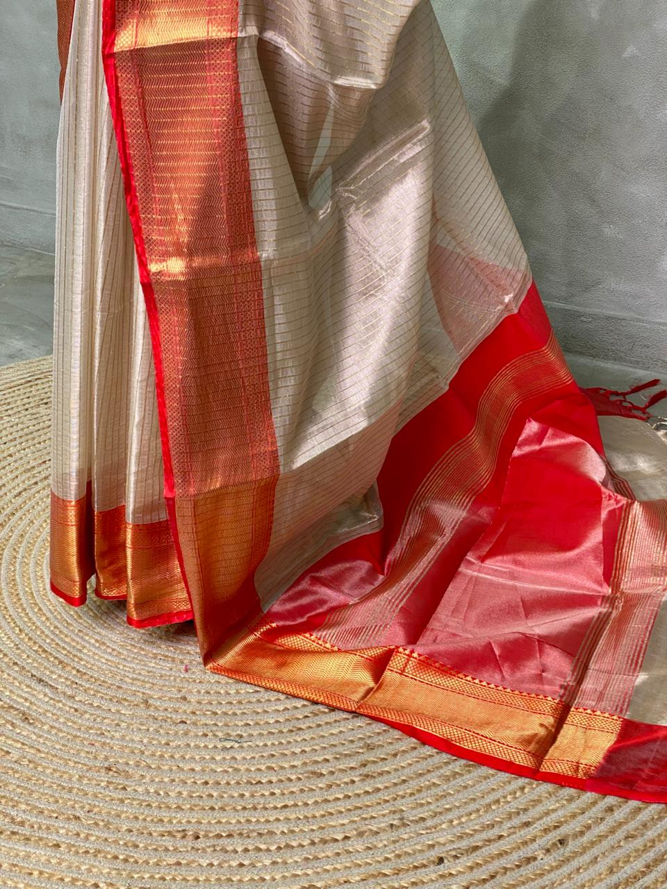 Tissue Banarasi silk saree- MPS10